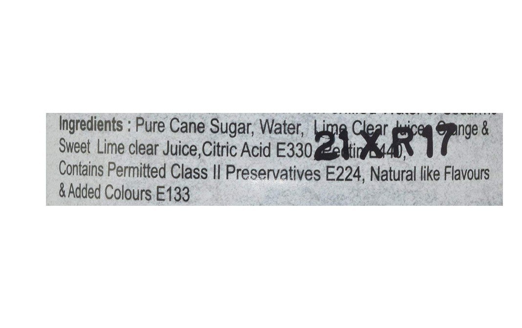 Pure Berry's Blue Curacao Mojito    Bottle  750 millilitre